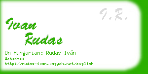 ivan rudas business card
