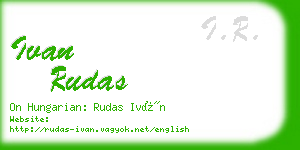 ivan rudas business card